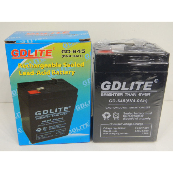 Аккумулятор GDLITE GD-645 (6V 4.0Ah)