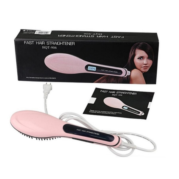 Расческа выпрямитель Fast Hair 906 с Led дисплеем