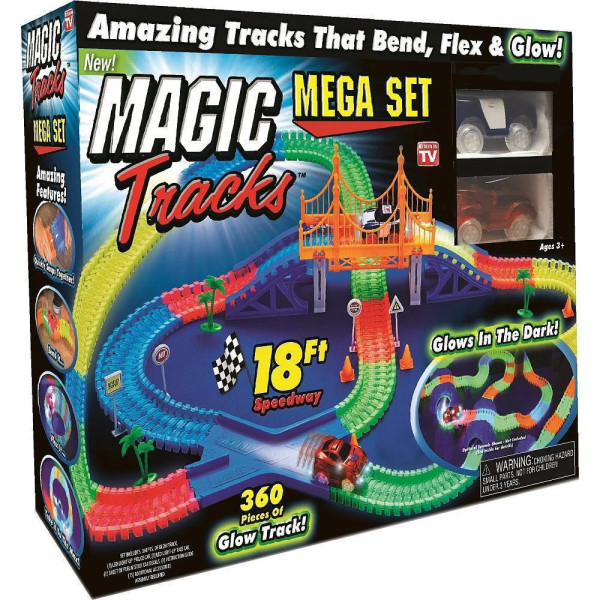 Светящийся трек Magic Tracks 360 2 машинки