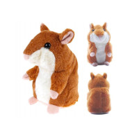 Розмовляючий хом'як Kronos Toys Темно-коричневий