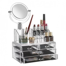 Органайзер для косметики з дзеркалом 4 drawer