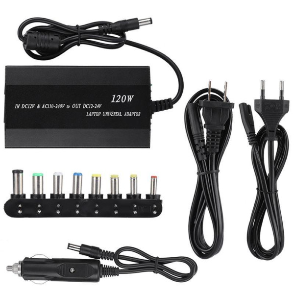 Універсальний блок живлення (DC 12V, AC 110-240V / DC 12-24V, usb 5V)