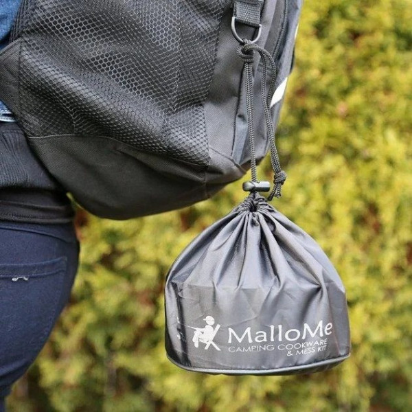 Набор посуды MalloMe Camping Cookware Mess Kit Gear