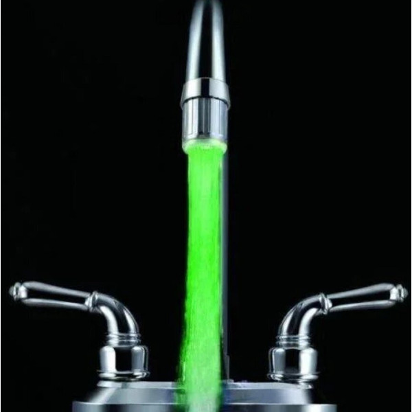Насадка на кран температурная с LED подсветкой с функцией экономителя воды Faucet ligt multi