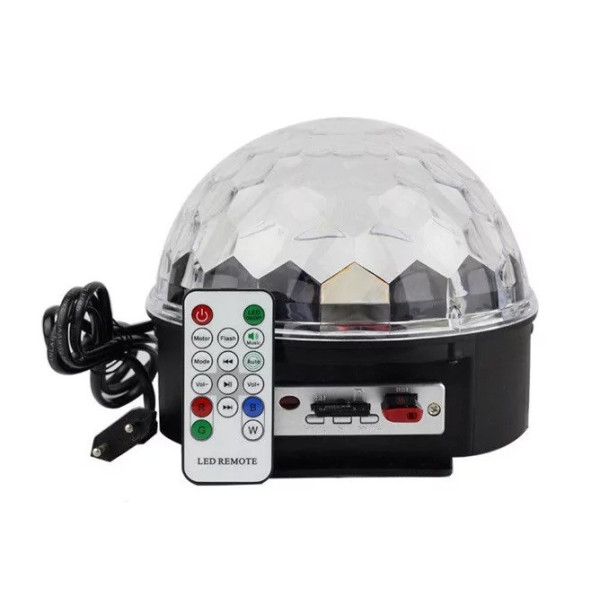 Музыкальный мини-проектор для вечеринок LED Crystal magic ball light