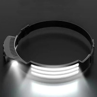Налобный фонарь BL G28 XPE+COB с сенсором - фонарь аккумуляторный на голову с датчиком движения и двумя отдель