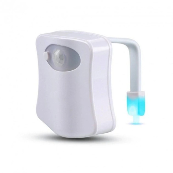 Автономная Led цветная подсветка для унитаза с датчиком движения и света TOILET Light Bowl
