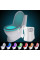 Автономная Led цветная подсветка для унитаза с датчиком движения и света TOILET Light Bowl