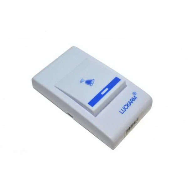 Беспроводной дверной звонок на батарейках LUCKARM 8610 Белый с голубым