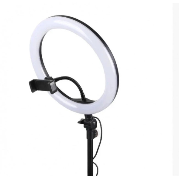Кільцева LED-лампа 26 см, світлове кільце для селфі RGB