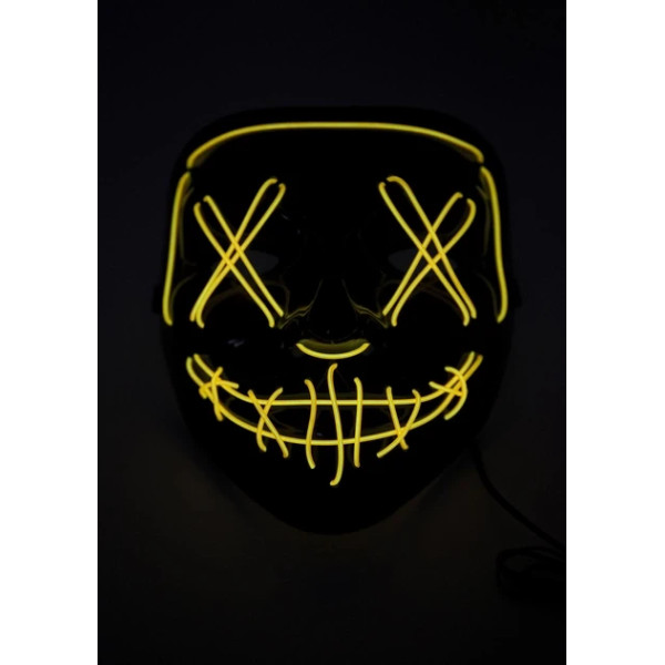 Неоновая маска Purge Mask Судная ночь ABC судная ночь