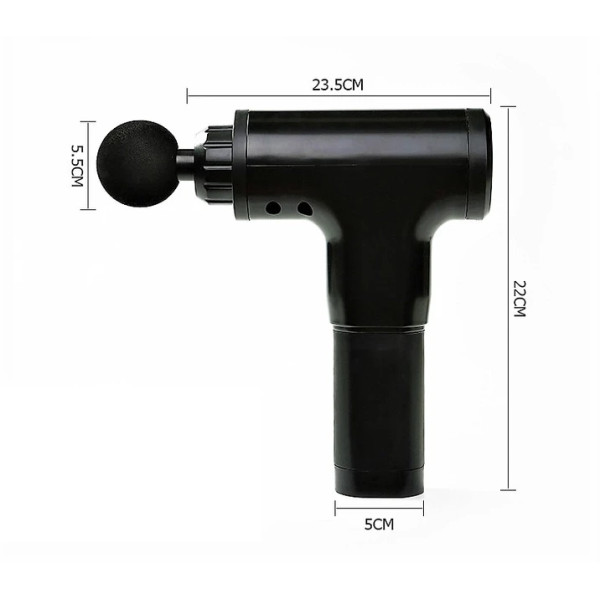 Портативный ручной мышечный массажер для тела Fascial Gun HG-320