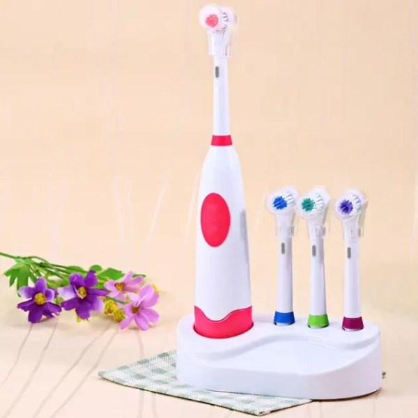 Зубная щетка электрическая набор с 4 насадками YOUTU Electric ToothBrush