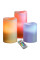 Светодиодный Ночник Набор свечей LED светильник 3 свечи 12 цветов Luma Candles Color Changing с пультом
