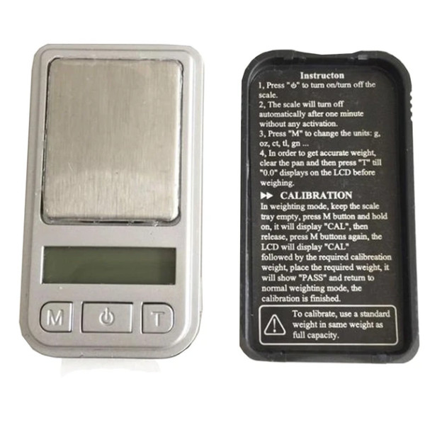 Электронные портативные весы мини точные, ювелирные весы ACS 200gr/0.01g серебристый