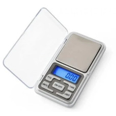 Электронные портативные весы мини точные, ювелирные весы ACS 200gr/0.01g серебристый