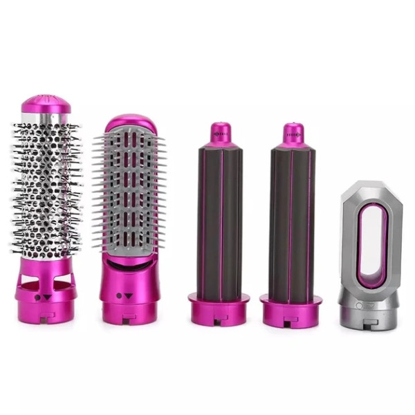 Мульти-тайлер 5в1 Hot Air Styler фен-щетка для волос с насадками для завивки, выпрямления и объема