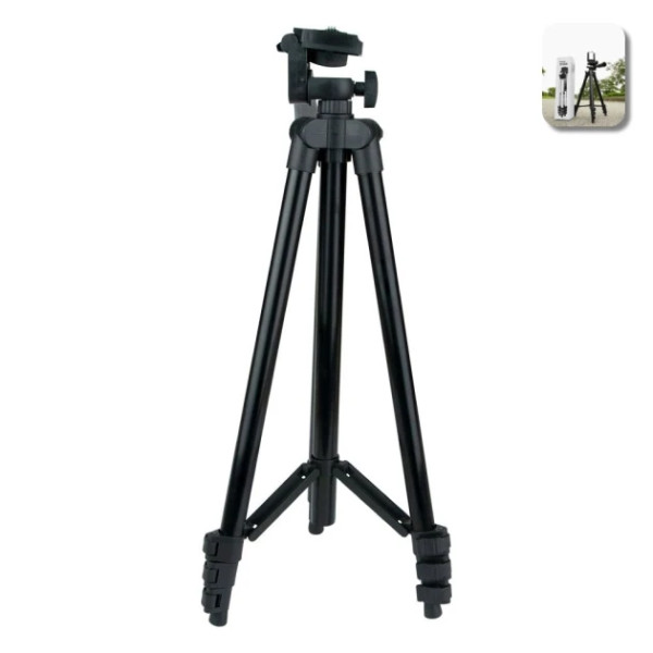 Штатив Tripod со штативной головкой для смартфона, фотоаппарата 102см