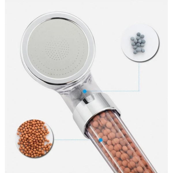 Насадка для душа с фильтром Spa Heathy Shower Head Светодиодная насадка для душа с турмаланом