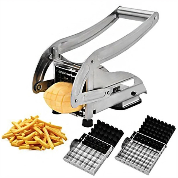 Машинка картоплі фрі, ручна овочерізка Potatoto Chipper Металева