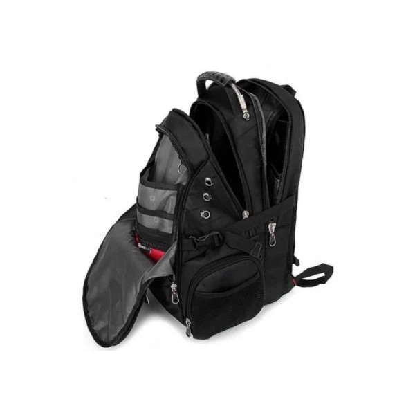 Ультрапрочный Городской рюкзак SWISS Gear Bag 8810 33л водоотталкивающий USB порт и аудиопорт AUX