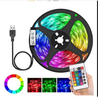 Світлодіодна LED-стрічка RGB 5050 з Bluetooth-застосунком 5 метрів водостійка