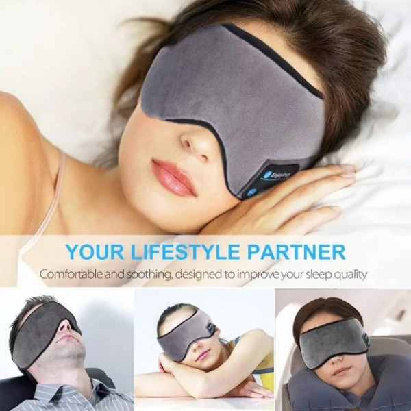Маска для сна MUSIC GOGGLES AND183 с Bluetooth гарнитурой / Повязка на глаза для сна с наушниками