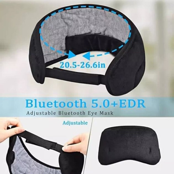 Маска для сна MUSIC GOGGLES AND183 с Bluetooth гарнитурой / Повязка на глаза для сна с наушниками