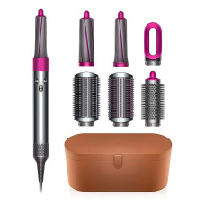 Стайлер для волос 5в1 Hot Air Styler с насадками, воздушный фен-щетка для сушки и укладки волос с чехлом
