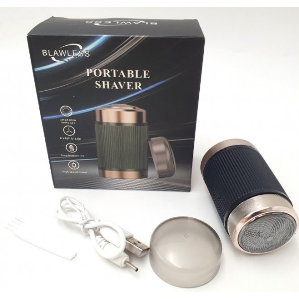 Аккумуляторная мини бритва эпилятор дорожная USB беспроводная 5W BLAWLESS Portable Shaver HX-305