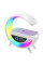 Ночник лампа настольная смарт RGB Happy Light Light Sound Machine с беспроводной зарядкой 15W 24см