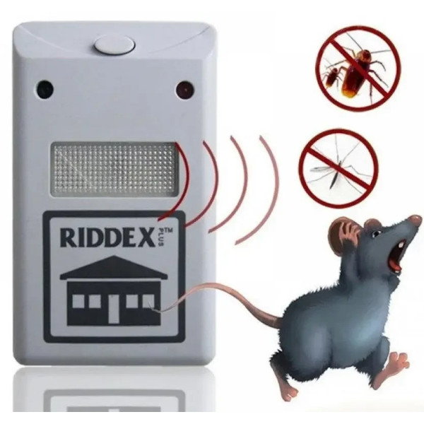 Ультразвуковой отпугиватель Riddex от грызунов, мышей, крыс Ridex