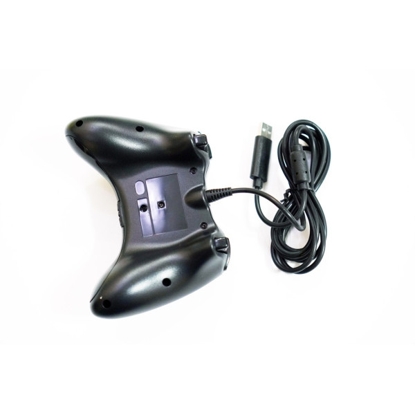 Дротовий USB Джойстик для ПК USB-360 Black під виглядом 360 вібро Чорний
