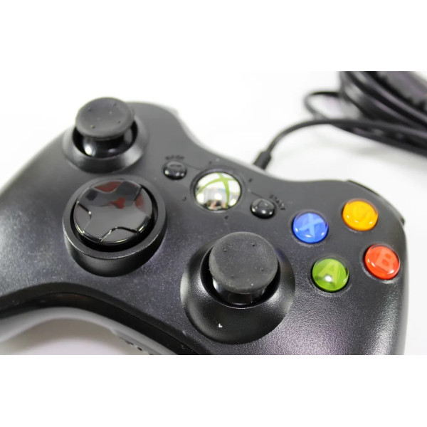 Дротовий USB Джойстик для ПК USB-360 Black під виглядом 360 вібро Чорний