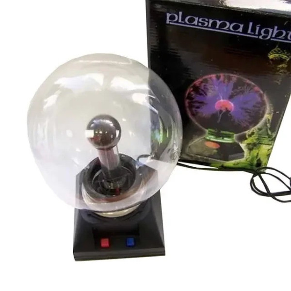 Плазменный шар с молниями ночник светильник Plasma Light Magic Flash Ball BIG 5 дюймов, настольная лампа