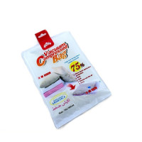 Вакуумный пакет для упаковки вещей Vacuum Bag, 70*100 см, с клапаном, прозрачный