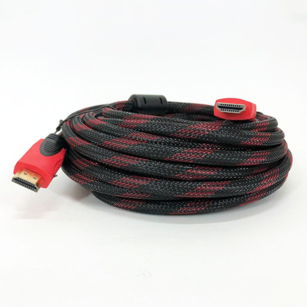 Кабель HDMI HDMI 10m посилений в обмотці 10м шнур
