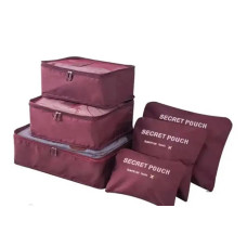 Набір дорожніх органайзерів Secret Pouch, Органайзер для речей 6 в 1