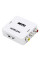 Конвертер HDV-610 AV-001 Адаптер відеоконвертер з HDMI на RCA, білий