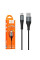 Кабель для зарядки Hoco X38 Type-C 1 м Дата-кабель черный USB