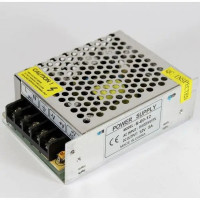 Імпульсний адаптер живлення 12В 5А, перфорований корпус, 100-240V