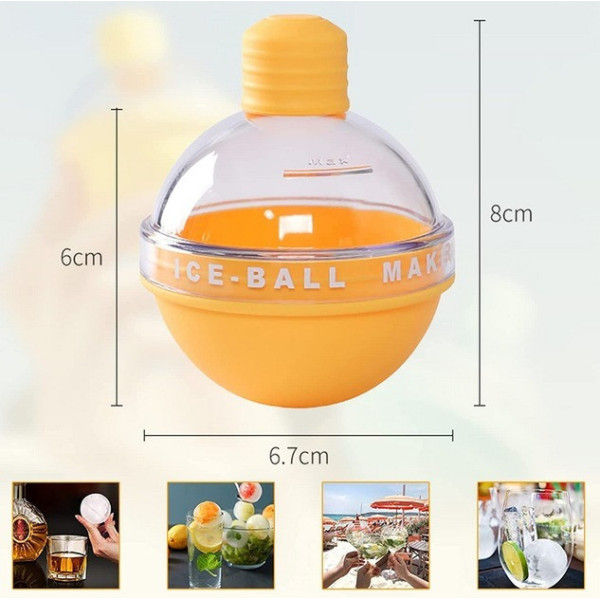 Форма для кубиков льда ледяной шар Форма для льда Шарик 6см Ice Ball, Лед для виски