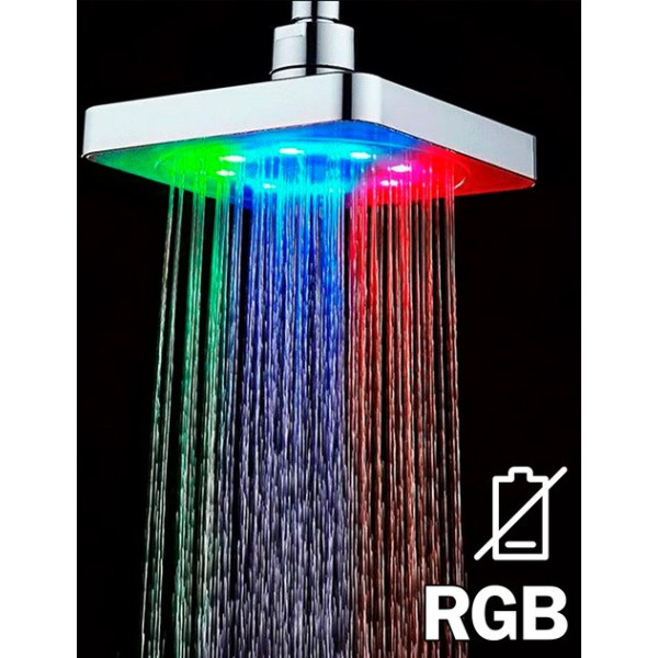 Лейка насадка для душа с LED подсветкой RGB светодиодная LED Shower head