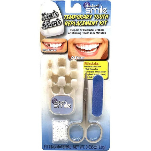 Виниры вставки временные зубы комплект Instant Smile съемные Набор для временных зубов