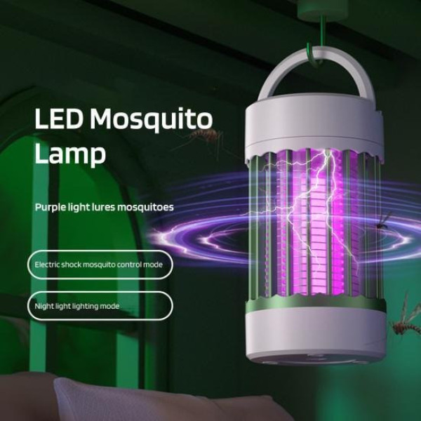 Электрический уничтожитель насекомых и от комаров USB Camping Mosquito Lamp Лампа для уничтожения насекомых