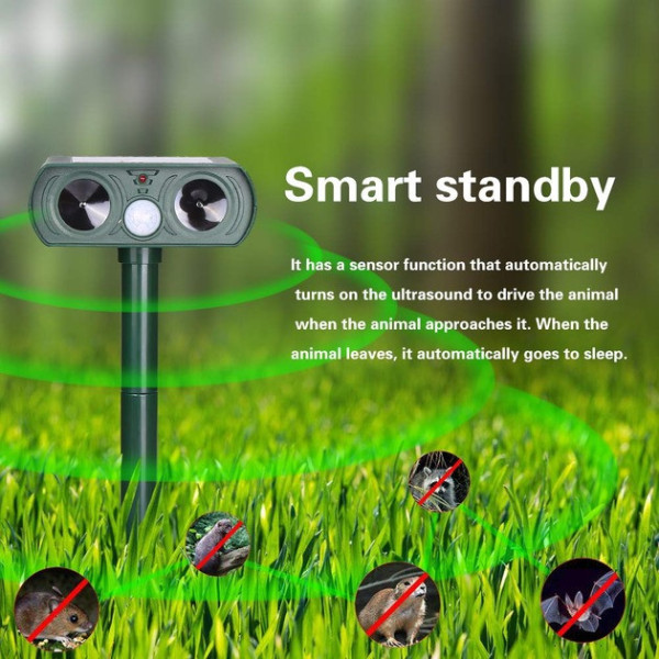 Отпугиватель животных, грызунов, птиц Solar Animal Repeller на солнечной батарее