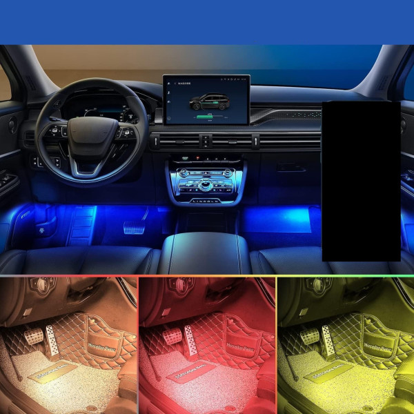 Автомобильная RGB led подсветка LED AMBIENT HR-01678, RGB подсветка для авто, влагозащитная