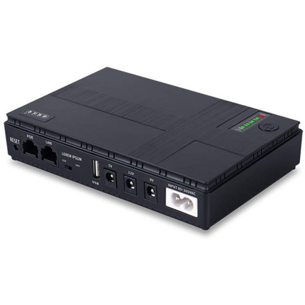 Бесперебойник UPS dc1018p 5V/9V/12V источник питания 10400 mAh