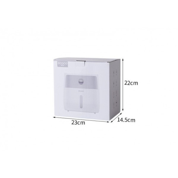 Туалетный держатель для бумаги с полкой пластиковый Ecoco Towel Holder AA2-2