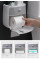 Туалетный держатель для бумаги с полкой пластиковый Ecoco Towel Holder AA2-2